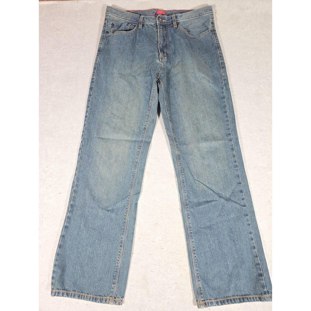 Vintage Sean John Baggy Blue Jeans Mens 32x32 Denim Hamilton Straight Leg Y2K